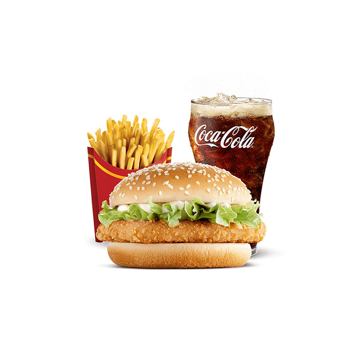 19 کمبو برگر سیب زمینی و کوکا - Image 1